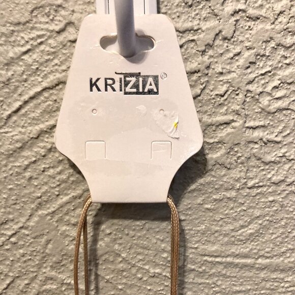 NEW! Krizia Jewelry Necklace Polished Stone & Beaded Knotted Twine 36” Slip On - Picture 2 of 8